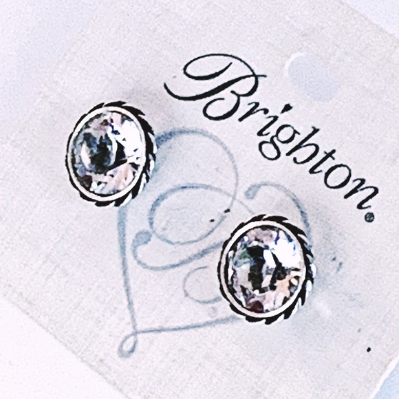 Brighton Jewelry - 🆕 Brighton Iris Silver Crystal Earrings